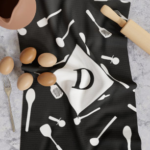 Baking Dad Black Kitchen Towel
