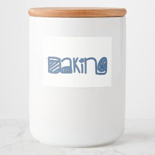 Baking Food Label