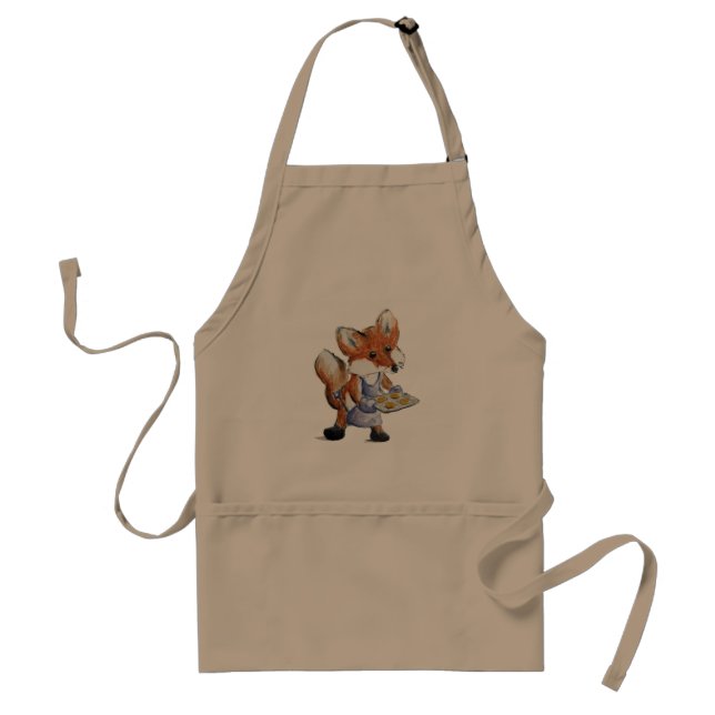 Baking Fox Apron (Der Fuchs in der Küche) (Front)