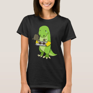 Baking Gone Wrong Dinosaur Chef Culinary Baker Coo T-Shirt