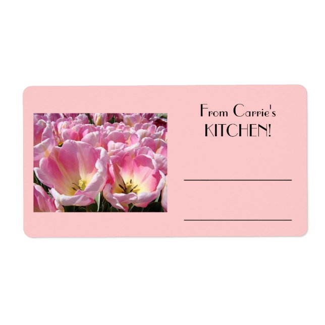 Baking Good Canning Jar Labels Custom KITCHEN (Front)