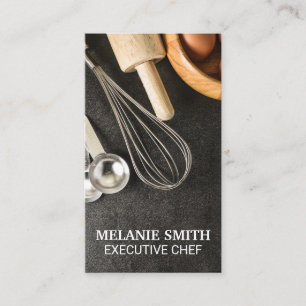 Baking Ingredients and Tools Business Card