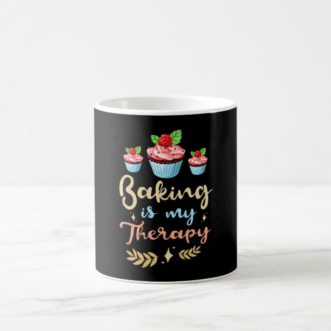 Baking is my Therapy Coffee Mug (Center)