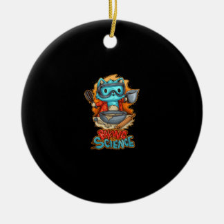 Baking Is Science Cute Baker Gift Bake Cooking Ceramic Ornament