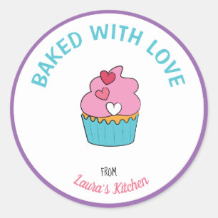 Baking Labels Personalized With a Name