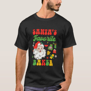 Baking Lover Bakery Christmas Xmas Santa s Favorit T-Shirt