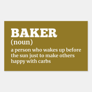 Baking Lover Funny Definition Sticker