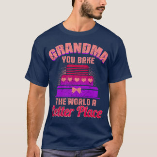 Baking Lover Funny Grandmother Baker Grandma 520 T-Shirt