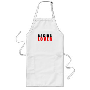 Baking lover long apron