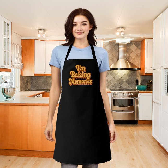 Baking Memories black Apron (Creator Uploaded)