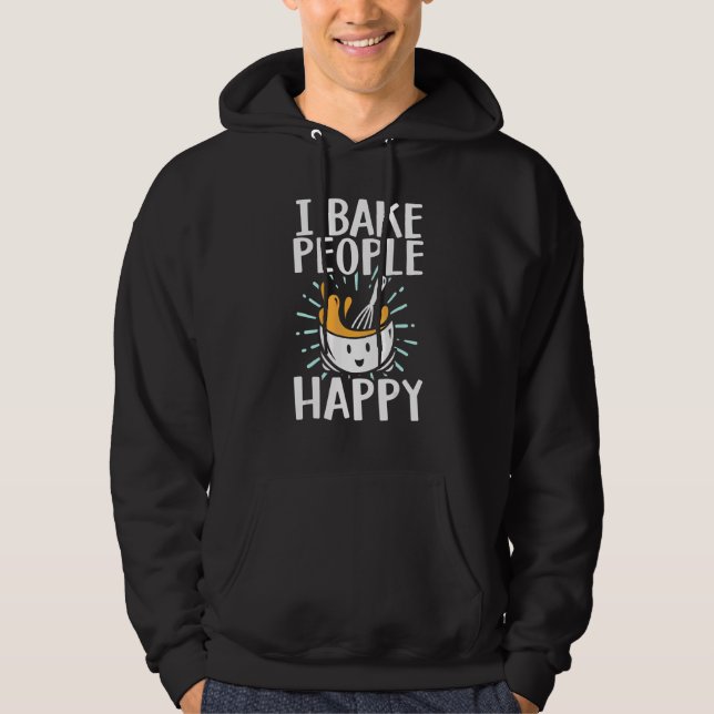 Baking Men Women Baking Bake Pastry Chef Baker 5 Hoodie (Front)