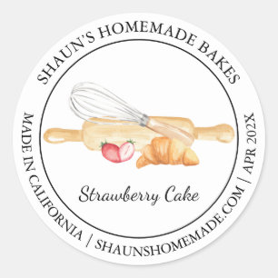 Baking Modern label