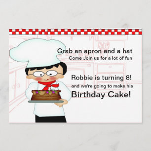 Baking Party Invitation