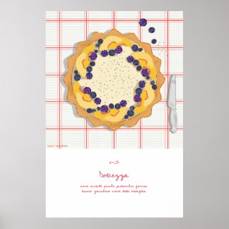 Baking passion with crostata, the italian tart poster