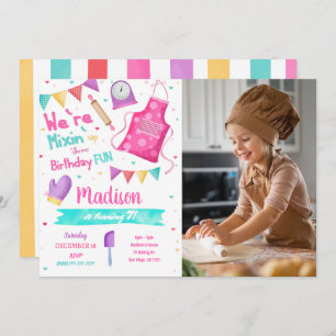 Baking Photo Invitation