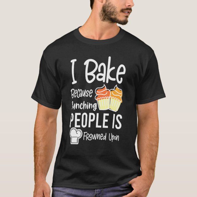 Baking Punching People T-Shirt (Front)