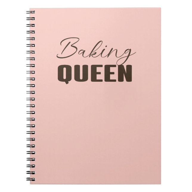 Baking queen - baking lover notebook (Front)