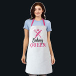 Baking Queen Cute Pink Whisk & Rolling Pin Apron<br><div class="desc">Baking Queen Cute Pink Whisk & Rolling Pin Aprons.</div>
