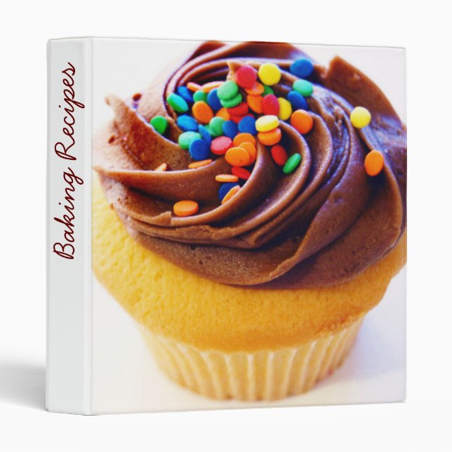 Baking recipes binder (Front/Spine)