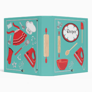 Baking Recipes with electric cord Frame Binder