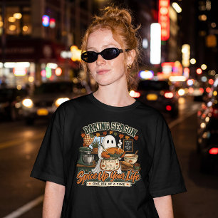 Baking Season Cozy Ghost    Autumn Kitchen  T-Shirt