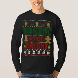 Baking Spirit Bright Doughnut Christmas Tree Xmas  T-Shirt