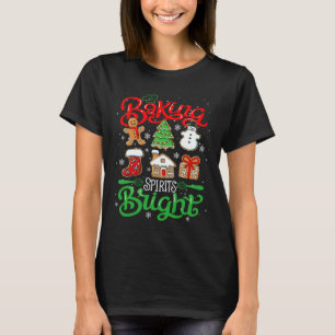 Baking Spirit Bright Doughnut Christmas Tree Xmas  T-Shirt