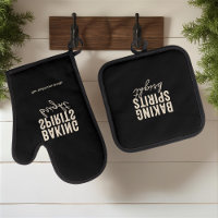 “Baking Spirits Bright Black Christmas