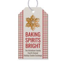 Baking Spirits Bright | Christmas Cookie Plaid