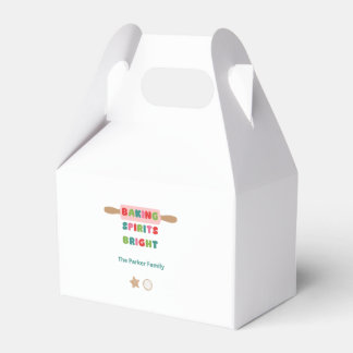 Baking Spirits Bright Christmas Favor Box