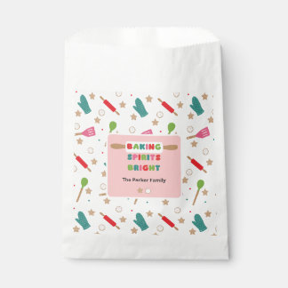 Baking Spirits Bright Christmas Favour Bag