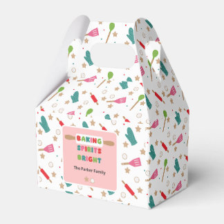 Baking Spirits Bright Christmas Favour Box