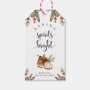 Baking Spirits Bright Christmas Gift Tags