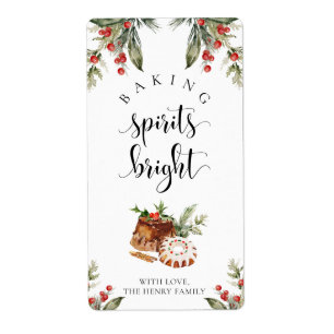Baking Spirits Bright Christmas Gig Stickers