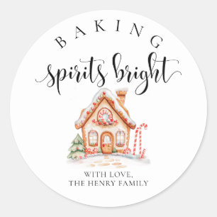 Baking Spirits Bright Christmas Gig Stickers