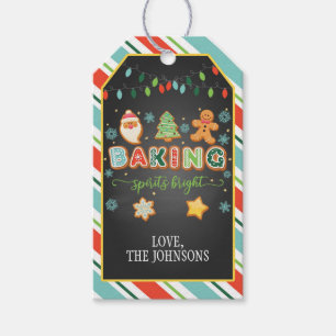 Baking Spirits Bright Favour Tag - Blk