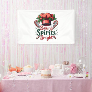 Baking Spirits Bright Funny Baking Chef Baker Banner