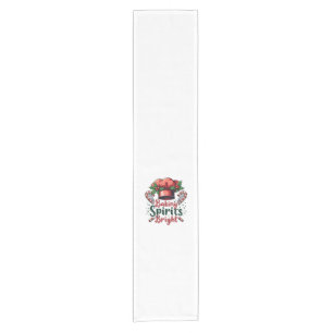 Baking Spirits Bright Funny Baking Chef Baker Short Table Runner
