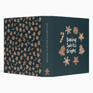 Baking Spirits Bright Holiday Recipe Binder