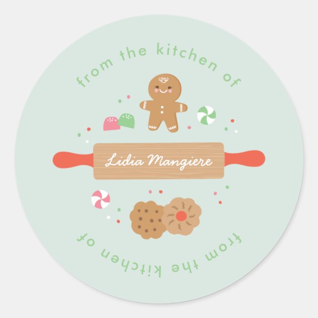 Baking Spirits Bright Sticker (Front)
