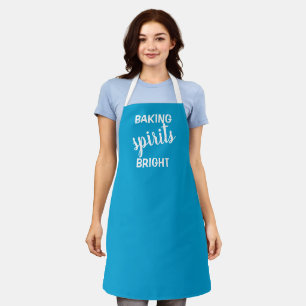 Baking Spirits Brights Christmas Apron