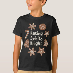 Baking Srits Bright Holiday Cookies T Shirt 