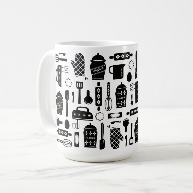 Baking Supplies Mug (Front Left)