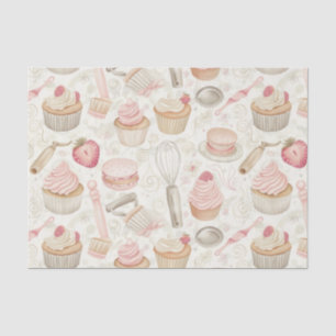 Baking Sweet Desserts Pattern Tissue Paper