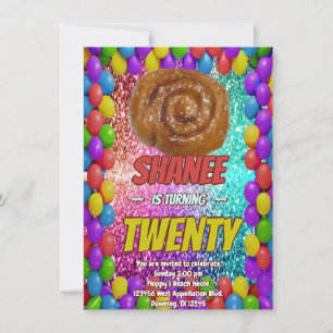 Baking Sweet Tooth Dessert Fun Party Invite