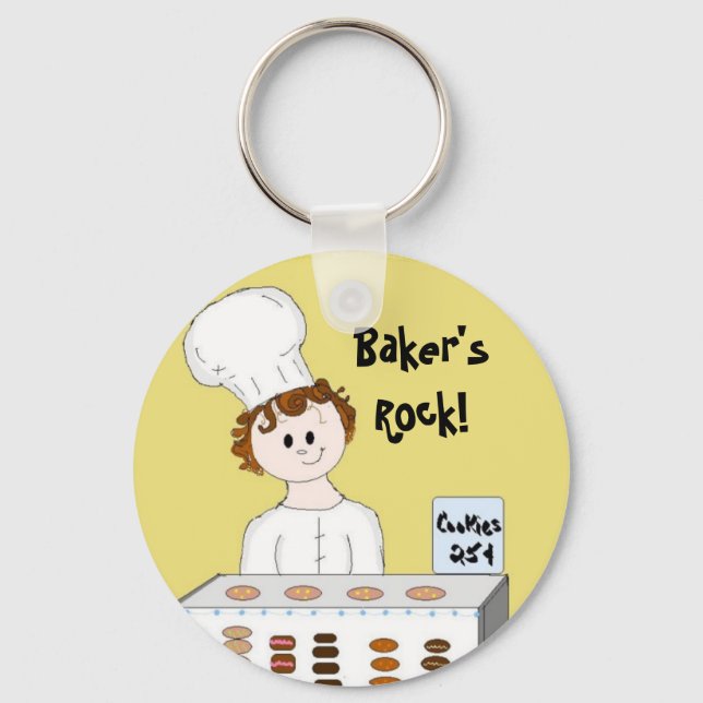Baking Time Keychain (Front)