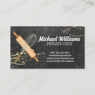 Baking Tools   Chef Business Card