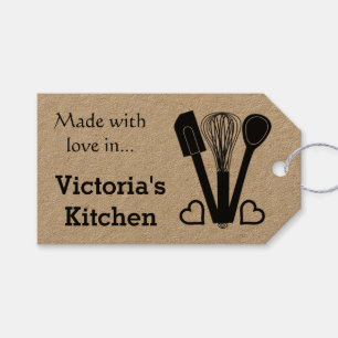 Baking Tools Personalized Name Gift Tags