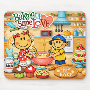 Baking Up Some Love Mousepad