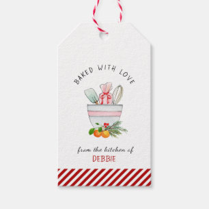 Baking Utensils   Mixing Bowl Holiday Bakers Gift Tags